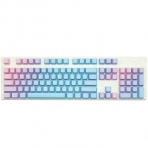 Stock Clearance 104 PBT Gradient Dip-dye Keycaps OEM Profile Laser Carving Legends for Mechanical Gaming Keyboard
